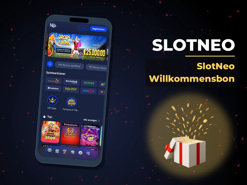 SlotNEO - SlotNeo Willkommensbon