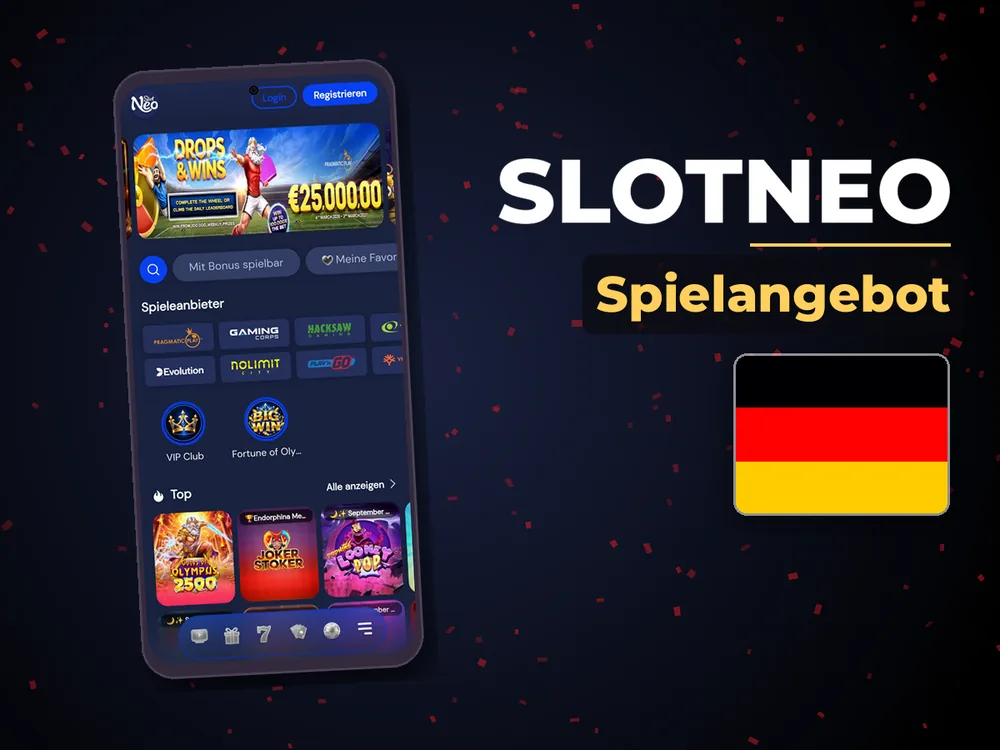 SlotNEO - Spielangebot