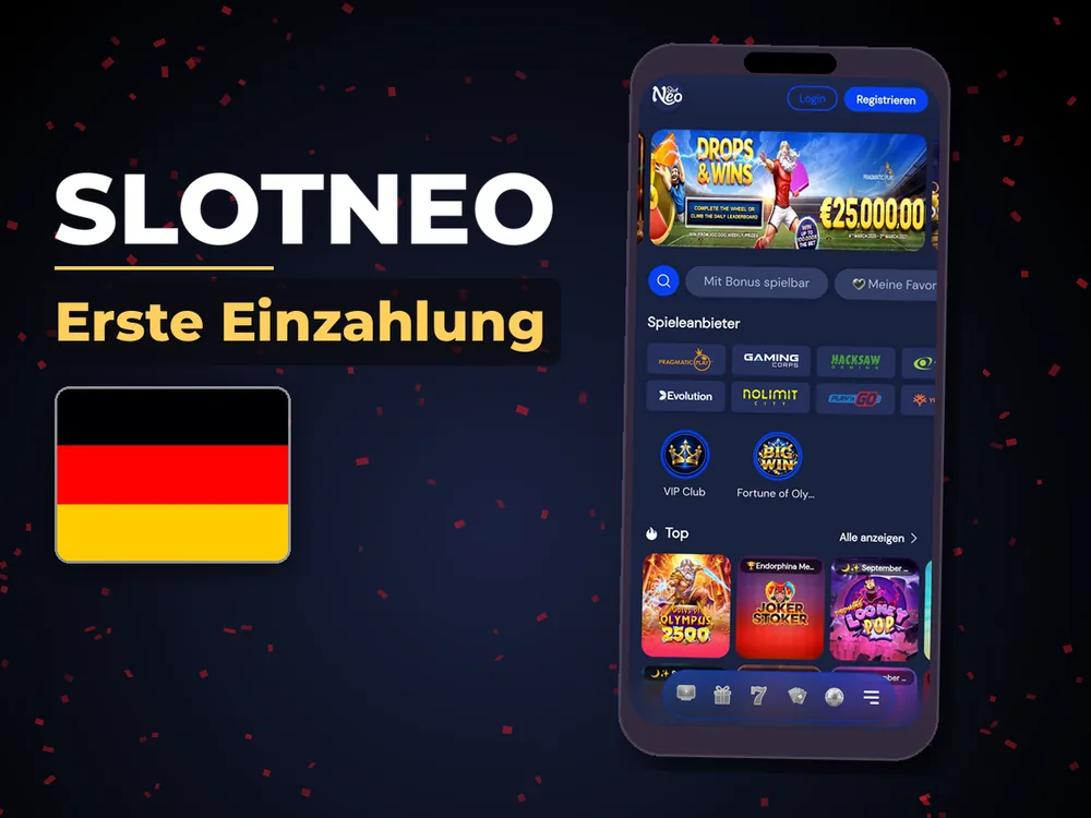 SlotNEO - Erste Einzahlung
