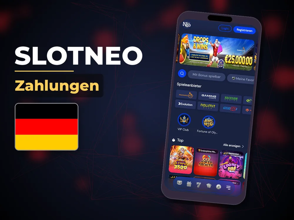 SlotNEO - Zahlungen